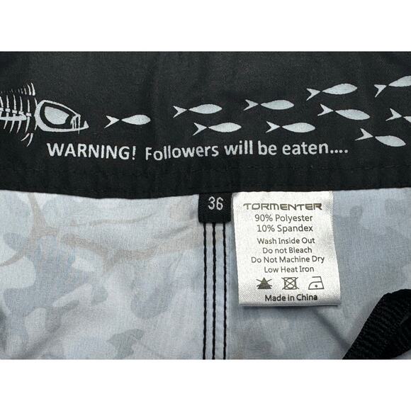 Tormenter Patriot Men's Blue Camouflage Performance Board Shorts - 36 (37x9.5) - Picture 4 of 4